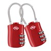 TSA Approved Luggage Combination Locks,T Tersely 2 Pack Travel Suitcase
