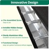 50 Pack Gutter Hangers 5 Inch Gutter Brackets with Bonus