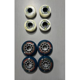 72mm and 55mm Rollerblades Wheels (8x Wheels)