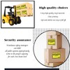 Pallet Rack Capacity Labels 3×4 Inch Caution MAX Load/Shelf LBS
