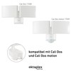 Oktaplex lighting Corner Wall Bracket White | Suitable for Outside