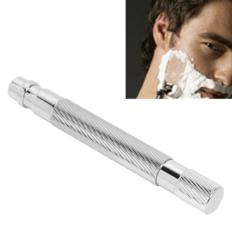 Safety Men's Razor Handle Metal Replacement Manual Razor Handle Retro