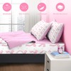 Nesker Twin Zipper Bedding, Ribbon Bow Knot Zipper Bedding Sets