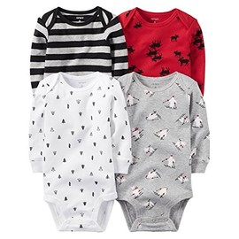 Carter's Baby Multi-pk Bodysuits 126g459, Boy Holiday, NB