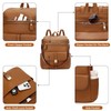 KKXIU Backpack Purse for Women - PU Leather Ladies Backpack