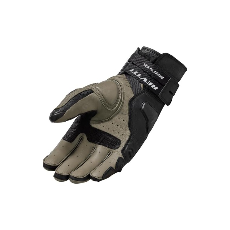REV'IT! Cayenne 2 Adventure Motorcycle Gloves (Black/Sand - X-Large)