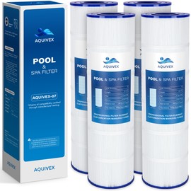AQUIVEX CX880XRE Pool Filter Cartridge, Compatible with Hayward SwimClear C4000, C4020, C4025, C4030, Hayward C880E, CX880XREPAK4, Pleatco PA106, PA106-PAK4, Unicel C-7488, 4 Pack