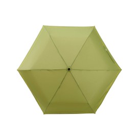 Mabu SMV-41153 Folding Umbrella, UV Protection, 6 Ribs, Ultra Lightweight, Microfiber, Carbon Fiber, Ribs, 21.7 inches (55 cm), Compact, Khaki, Stylish, Popular, Men's, Women's, Rain Umbrella, Light