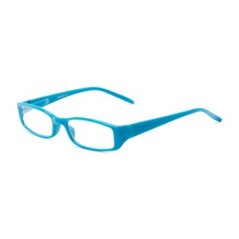 Rectangle Reading Glasses in Sky Blue by Readers.com | The Sophie | +3.25