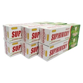 6 X 110g Tubes Siddhalepa Supirivicky Ayurvedic Herbal Toothpaste (6 x 110g)