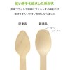 Strix Design SD-934 Wooden Dessert Spoons, Disposable, Commercial Use, 100