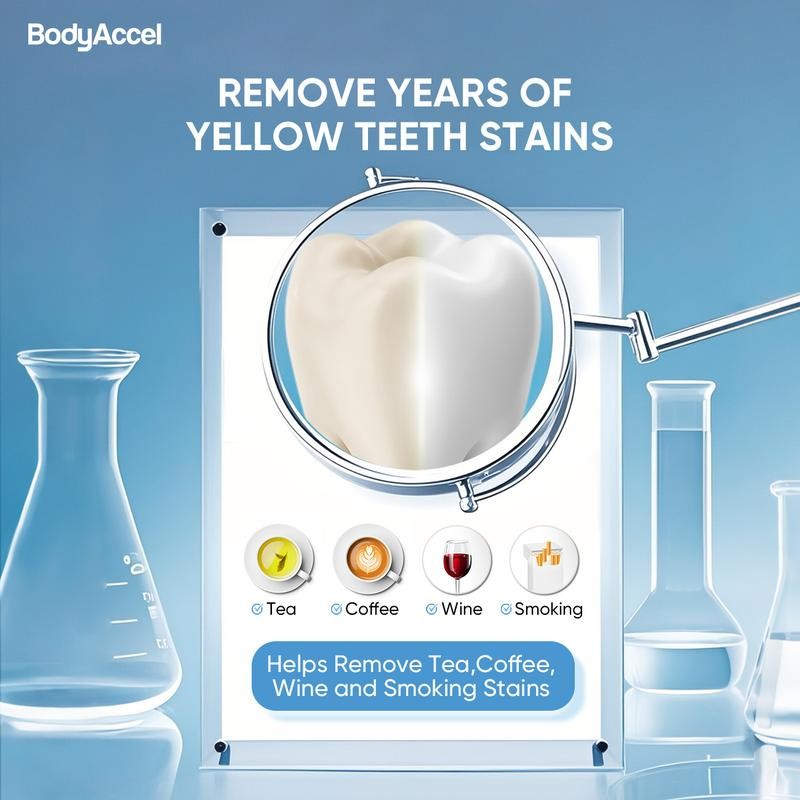 【MAX】Bodyaccel Toothpaste's newest fast-acting whitening formula - derived from natural
