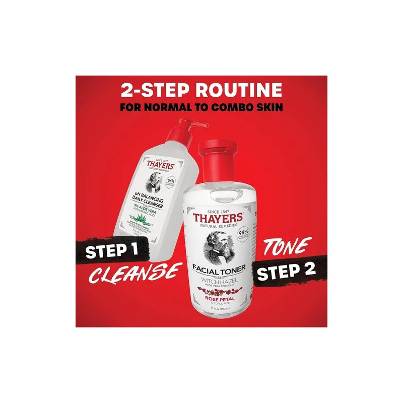 Thayers Tónico Facial Hidratante Pétalos De Rosas Pack 2unid Momento