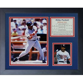 Legends Never Die "Kirby Puckett Framed Photo Collage, 11 x 14-Inch, (11351U)