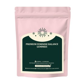 Josmon Premium Feminine Balance Gummies, Hawaiian Pineapple Feminine Gummies for Women Health and Wellness, Improve Immune, Vegan, Gluten Free, Light Purple