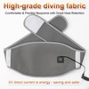 Carbon Fiber Heating Belt with 3-Temperature Settings, Waist Trimmer &