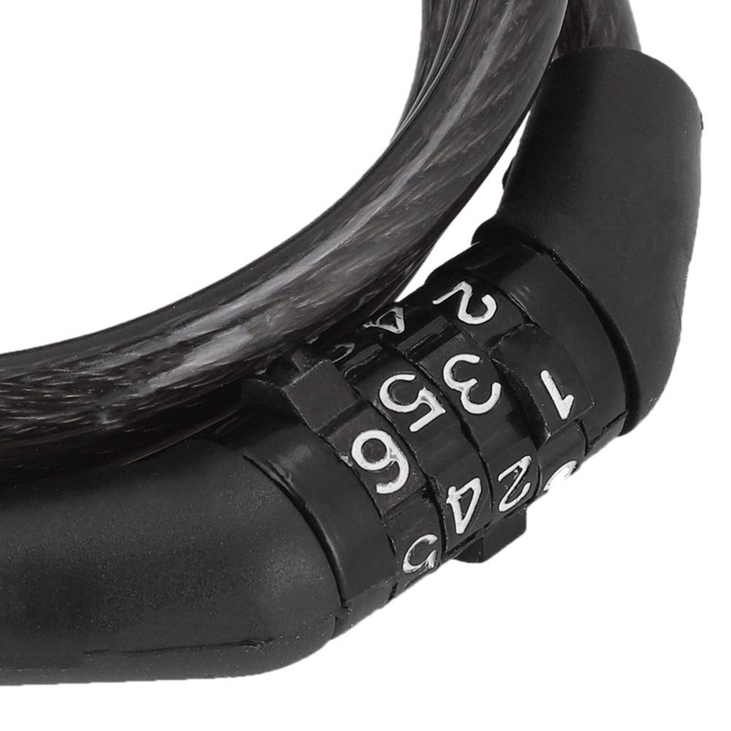 Combination Bike Lock, Coded Bicycle Lock,Bicycle Cable Lock, Scooter Lock