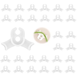 FUNNTY 30 Pcs 90 Degree Plant Training Clips,Bud Plant Bender Plant Training Clips,Lst Clips for Low Stress Training Plant Stem Support,Plant Gardening,90 Degree Angle Plant Clips(Circle Style,White)