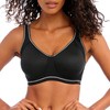Freya Women's F Active Black sports bras, Storm, 38 D