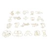 100 Pcs Fancy Paperclips Large Plastic Covered Wire Multi Purpose