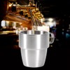 280ml Durable Stainless Steel Double Layer Bar Beer Handle Cup