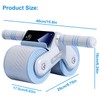Abdominal Wheel with Automatic Rebound – Home Fitness Roller for