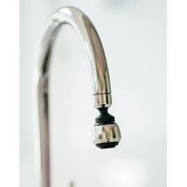 Eco-flow Sirrus | Two Function Tap Aerator/Shower Flow with 360 Rotation | Water Saving, Fits in Mins | Italian Made