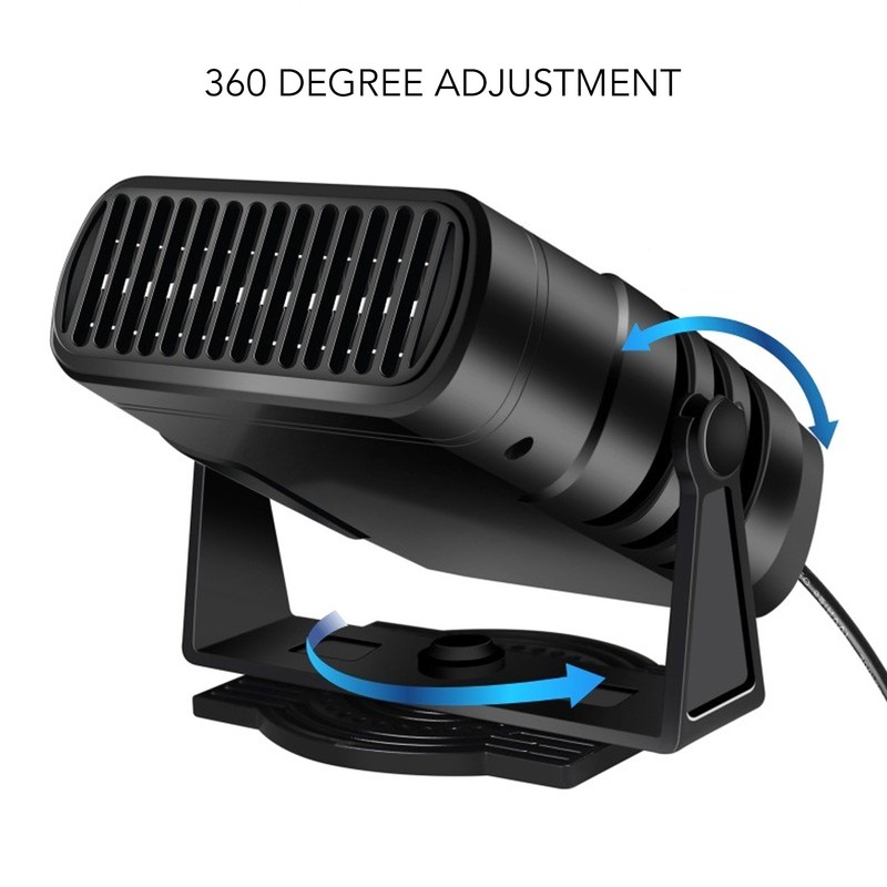 Car Heater Dual Use 2 Modes Angle Adjustment Fireproof Car
