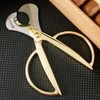 KEENSUN Cigar Scissors Cutter, Stainless Steel Guillotine Double Blade Straight