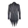 FEIWOBIRD Mens Jack Nightmare Costume Zebra Stripe Tailcoat Christmas Coat