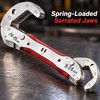 9-45mm Double-Ended Self-Adjusting Universal Wrench, High Carbon Steel Multi-Purpose Spanner
