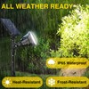 ROSHWEY Solar Spot Lights Outdoor - 600LM Spotlights Waterproof Outside