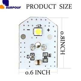WR55X11132 Refrigerator Light Bulb Fits For GE LED Light Replace WR55X25754 WR55X26486 3033142 PS4704284 EAP12172918(Note :Only-LED/PCB)