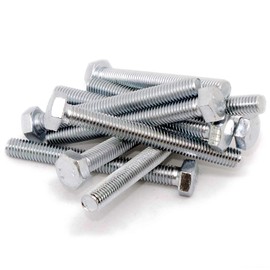 Merriway BH06947 (10 Pcs) Hex Head Bolts with Nuts 316 A4 Marine Grade Stainless Steel M5 x 50 mm - Pack of 10 Pieces