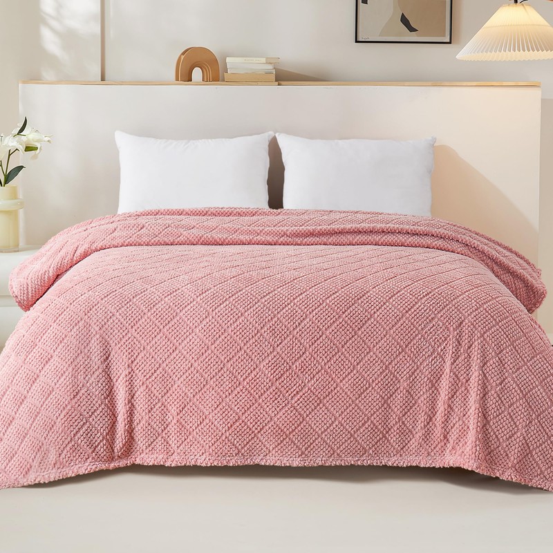 Whale Flotilla Cuddly Blanket, Soft, Warm and Fluffy Waffle Blankets