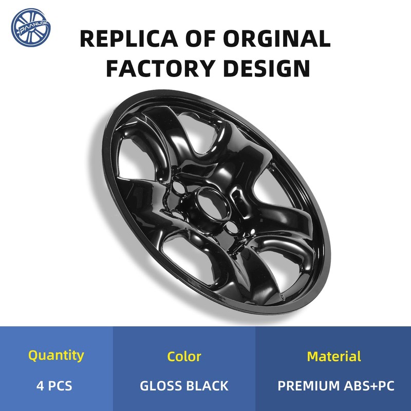 Paanlok 4-Pack 16 Wheel Skins Hubcaps for Honda CR-V 2012-2016