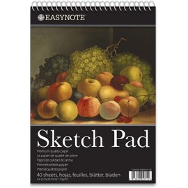 2 Packs of 170 GSM A4 Sketch Book Drawing Paper 40 Sheets - Sketch Pad Kids Coloring Book and Art Paper - Easy to Use Doodle Pad