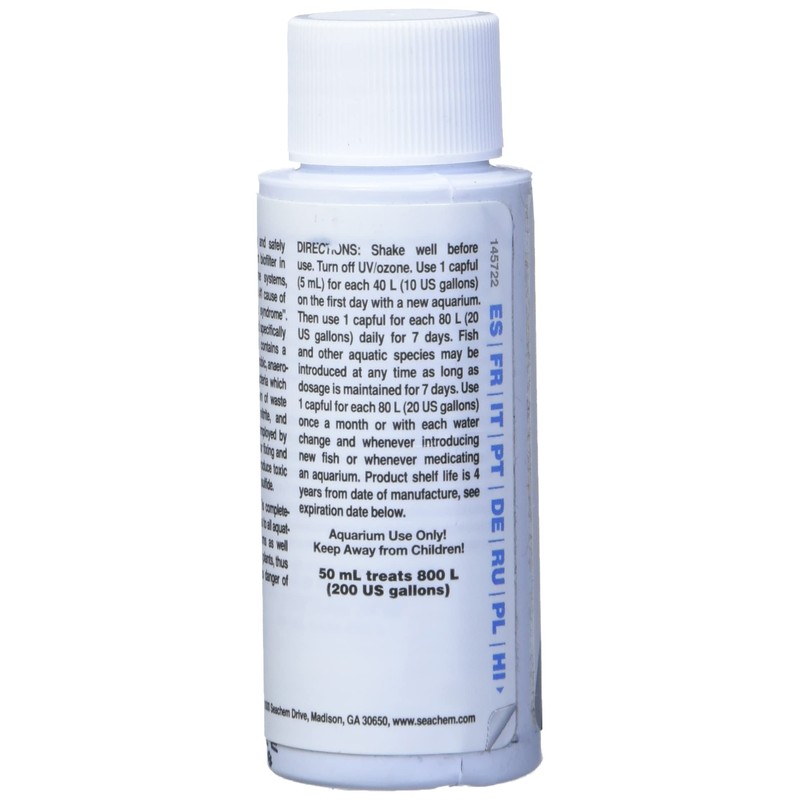 Seachem Stability Fish Tank Stabilizer - For Freshwater and Marine