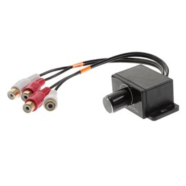 OSALADI Audio Volume Control Knob Car Level Controller Remote Level Control for Car Stereo Bass Knob RCA Connectors