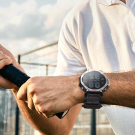 FIILIIX Watch Bands Compatible with Amazift T-Rex 3 Nylon Strap, Wristband Replacement Bracelet for T-Rex 3 Outdoor Smartwatch