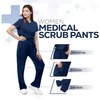 NY Threads Scrub Pants for Women, Loose Fit, Drawstring, Soft
