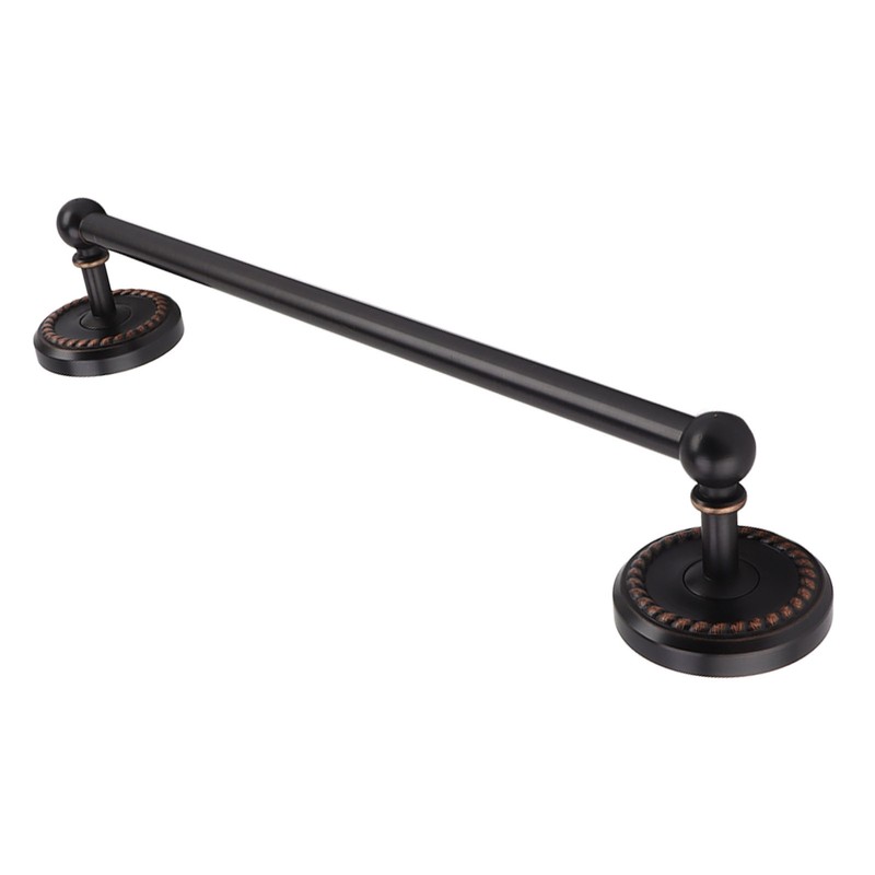 All Copper Bathroom Towel Bar European Style Wall Mounted Towel