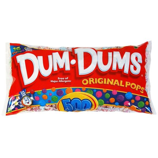 Dum Dum Pops 85.5 oz, 500-Count (Pack of 3)
