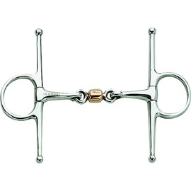 SPRENGER 4125613556 French Full Cheek with Copper Roller, Stainless Steel 56