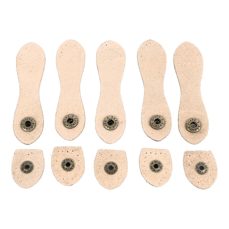 5 Set Leather Snap Buckles Soft Wearable DIY Sewing Leather