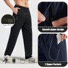 3PC Men's Zipper Mesh Fabric Jogger Pants - Breathable &