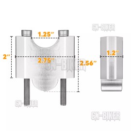 CB 2'' Handlebar Bar Risers For 2006-2025 Suzuki Boulevard M109R Intruder M1800R