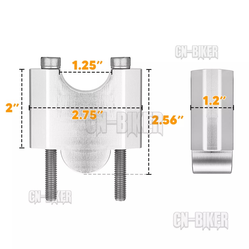 CB 2'' Handlebar Bar Risers For 2006-2025 Suzuki Boulevard M109R