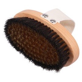 Dry Brushing Body Brush, Reusable Skin Exfoliating Body Scrubber, Organic Spa Exfoliator and Massage Scrub Brush with Natural Boar Bristles