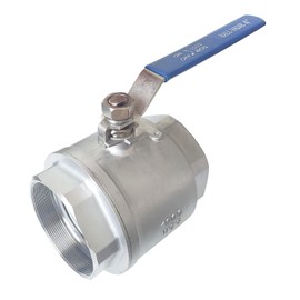 LOZOME 4" Full Port Ball Valves 316 Stainless Steel NPT Female Thread Ball Valve for Water, Oil, and Gas WOG 1000